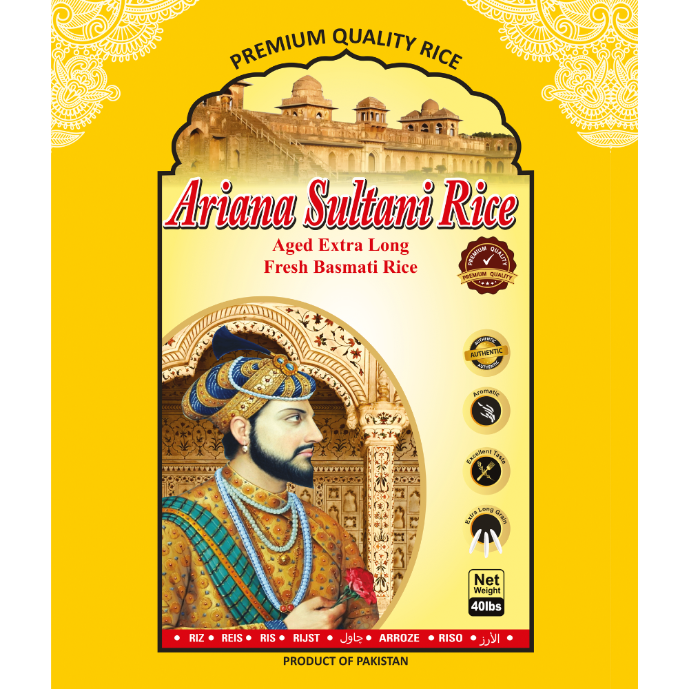 Royal Scented Delights: Ariana Sultani Rice™ - Unveiling the Essence of Pakistani Basmati!